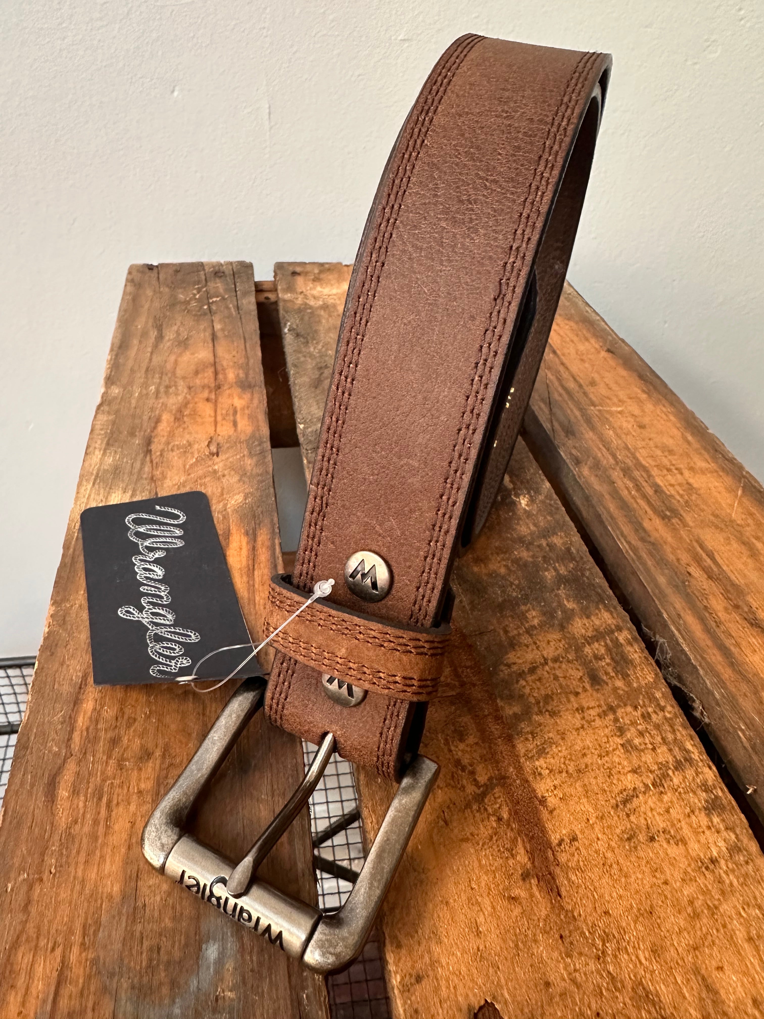 Wrangler Adrian Belt Coffee