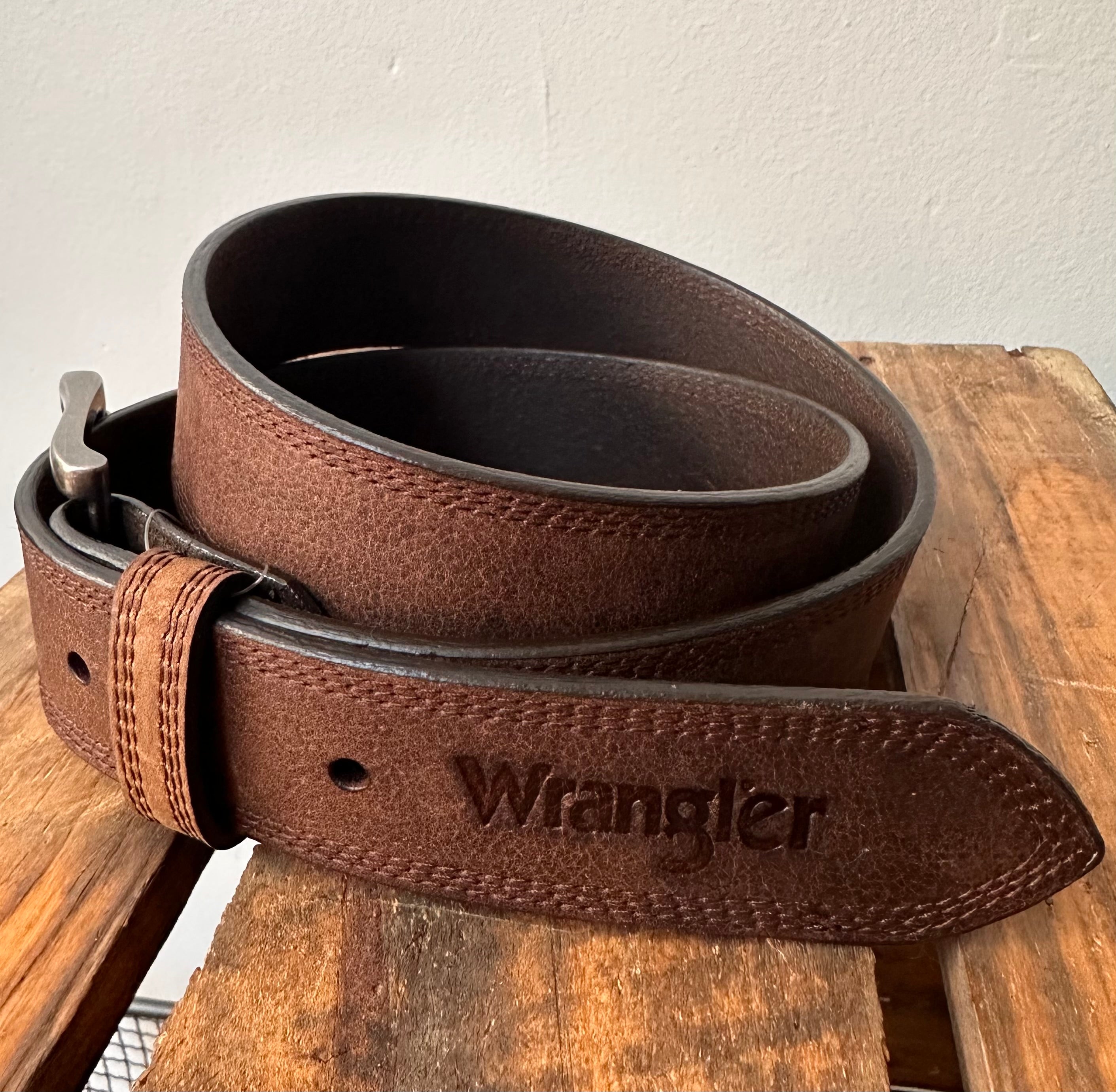 Wrangler Adrian Belt Coffee