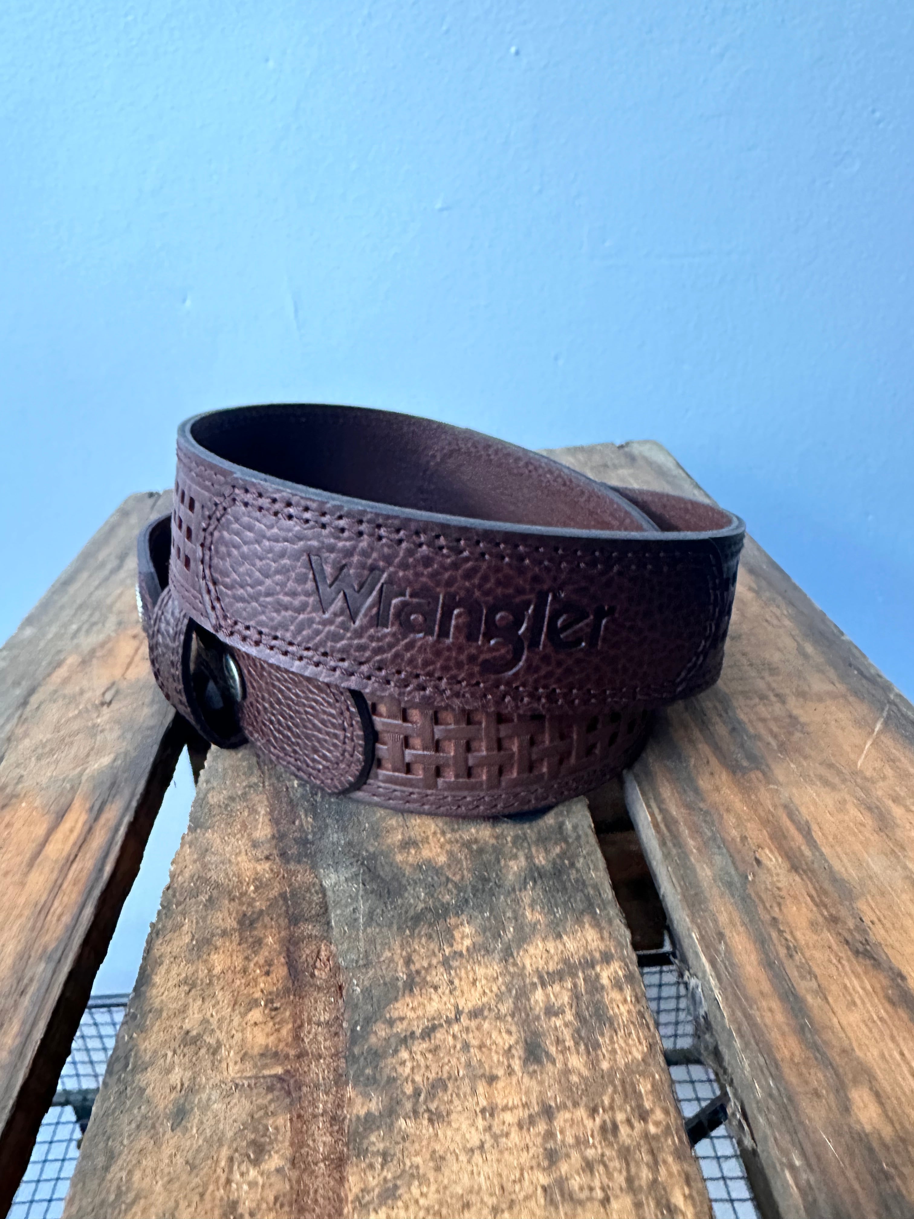 Wrangler Murphy Belt Chocolate