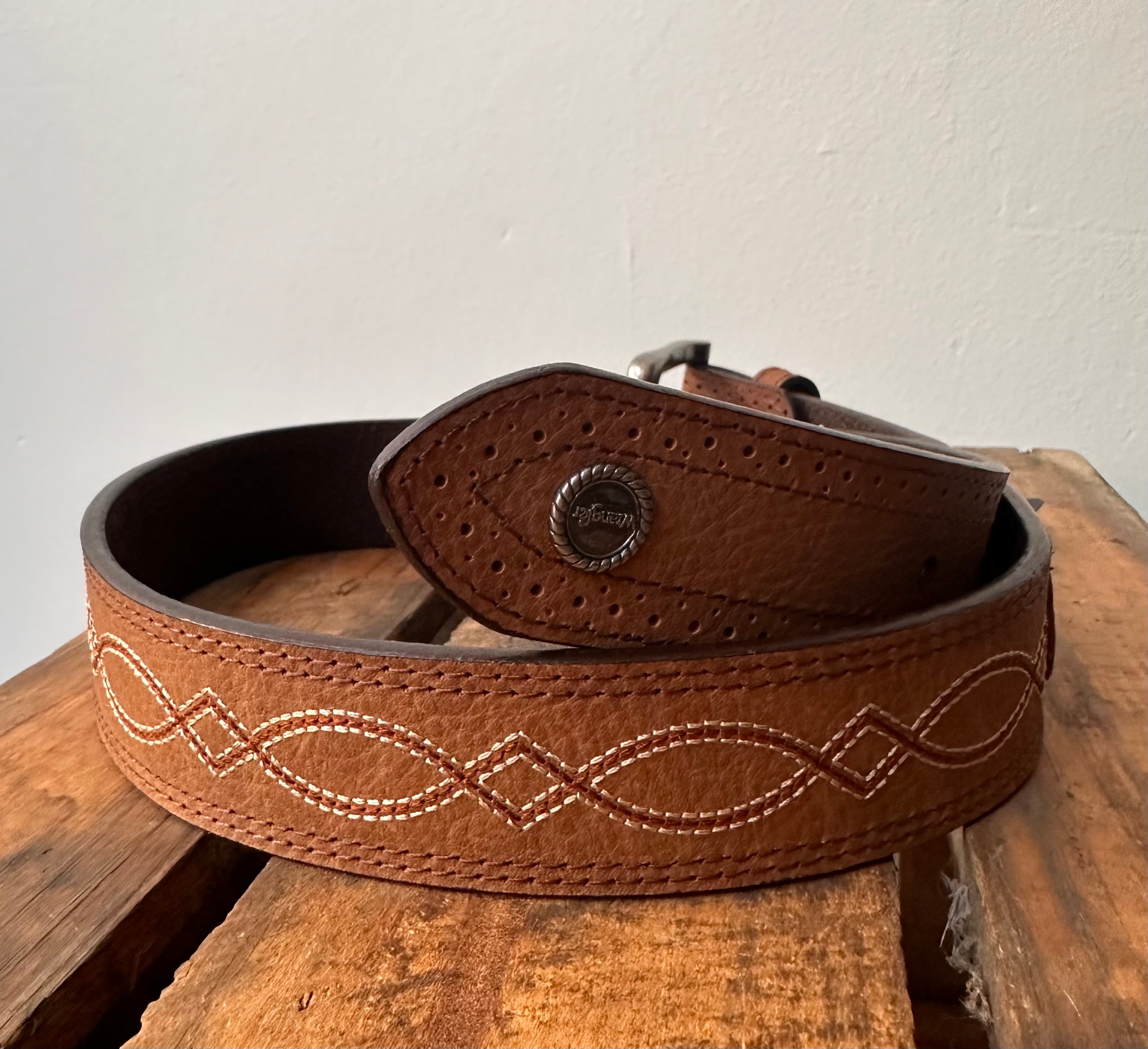 Wrangler Winton Belt Coffee