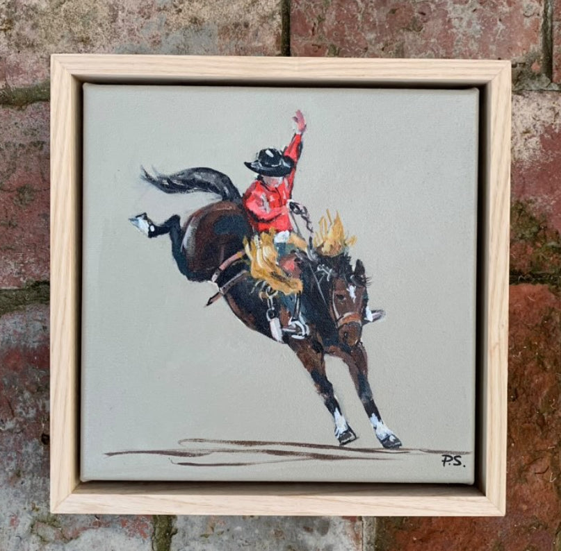 Red Rider by Paula Starrs - 23cm x 23cm