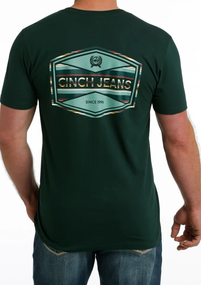 Cinch Small Logo T.Shirt Green MTT1690606