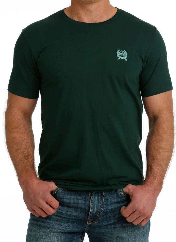 Cinch Small Logo T.Shirt Green MTT1690606