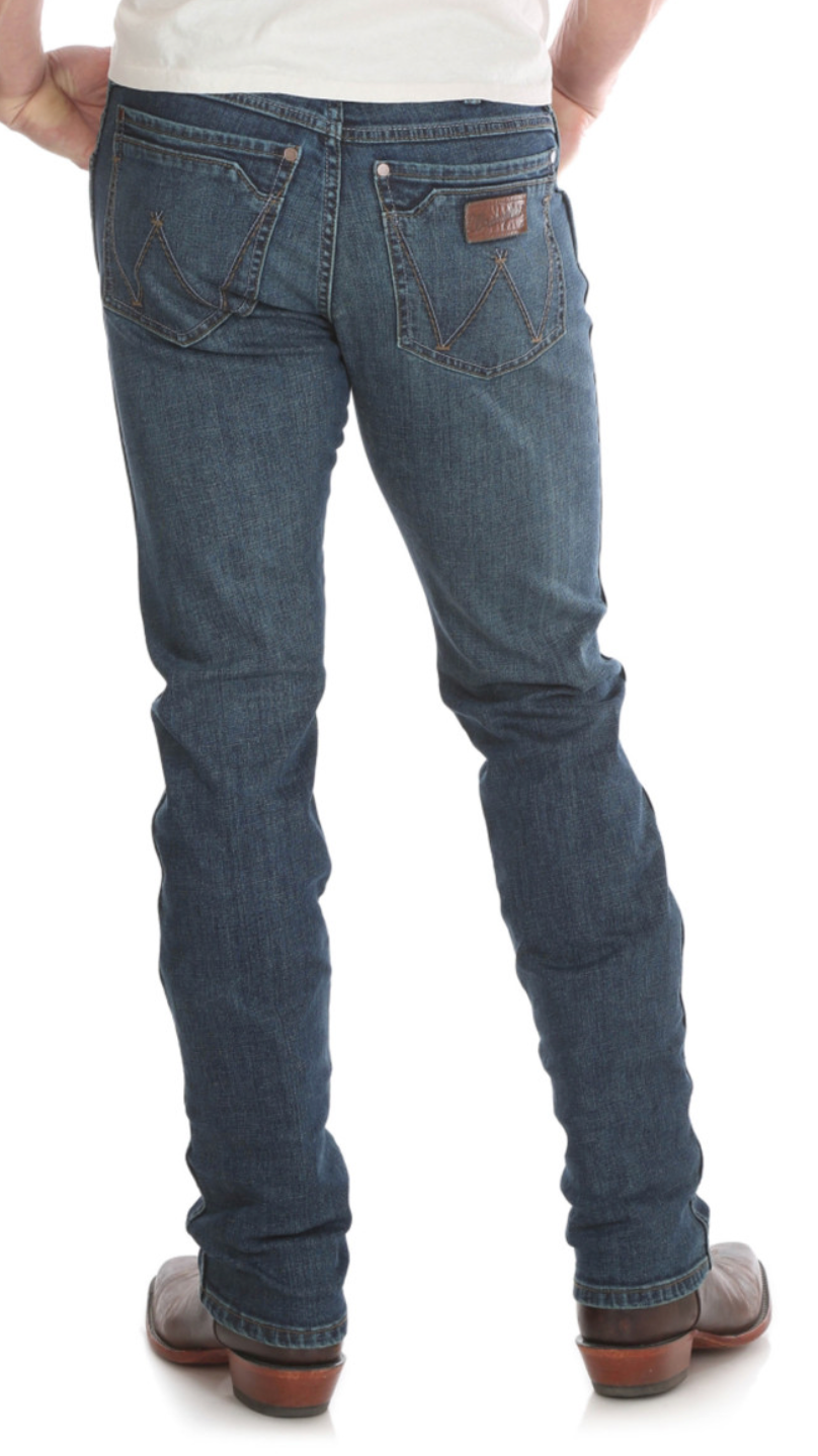 Wrangler Mens Slim Straight Jeans - Portland - 34 Inch Leg