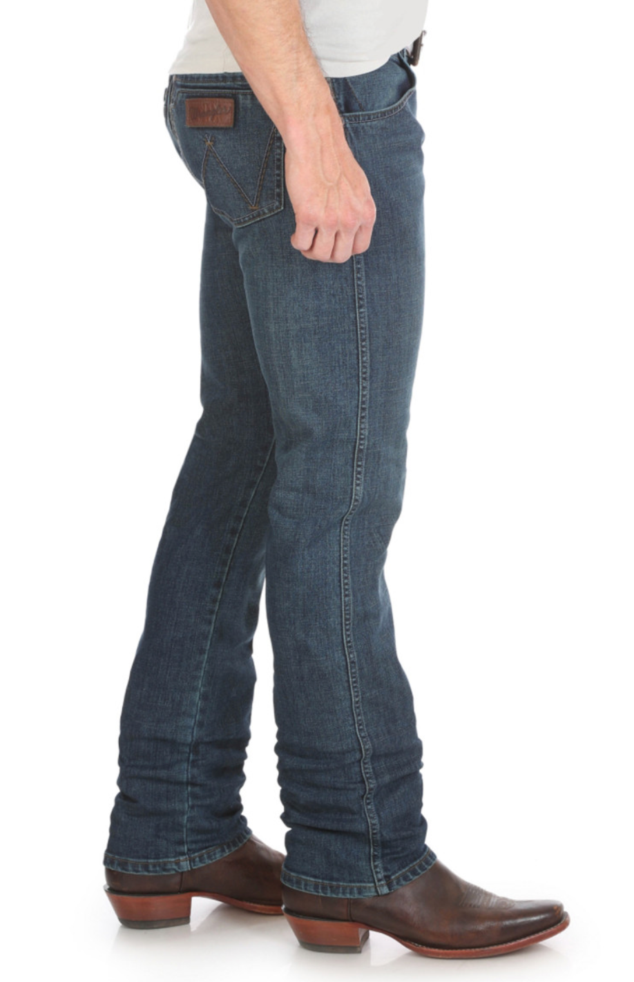 Wrangler Mens Slim Straight Jeans - Portland - 34 Inch Leg