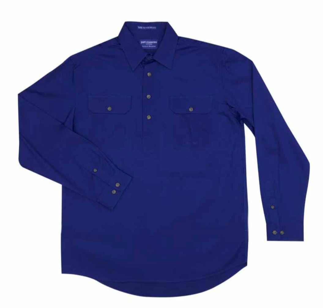 Just Country Cameron Half Button Work Shirt