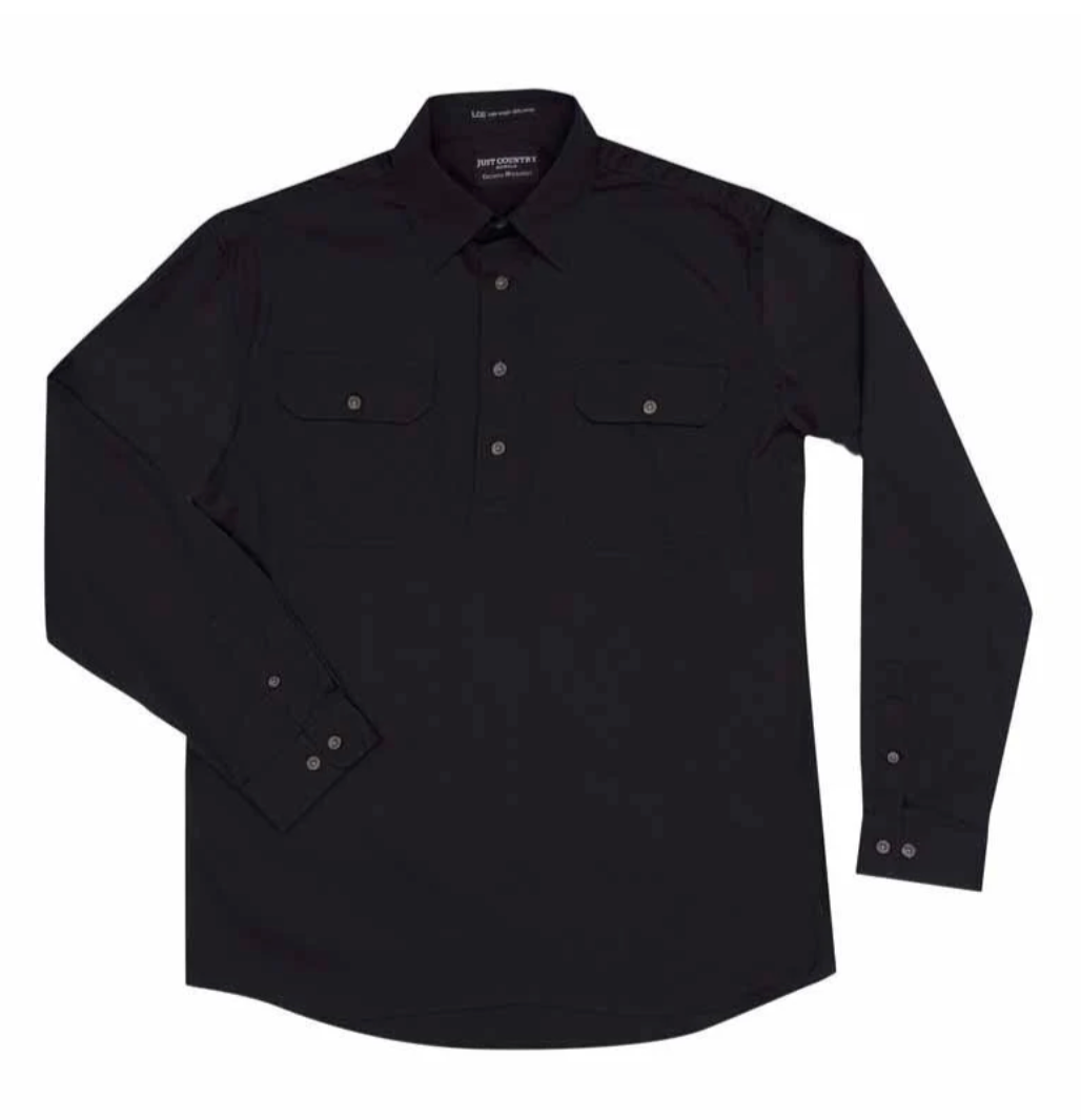 Just Country Cameron Half Button Work Shirt