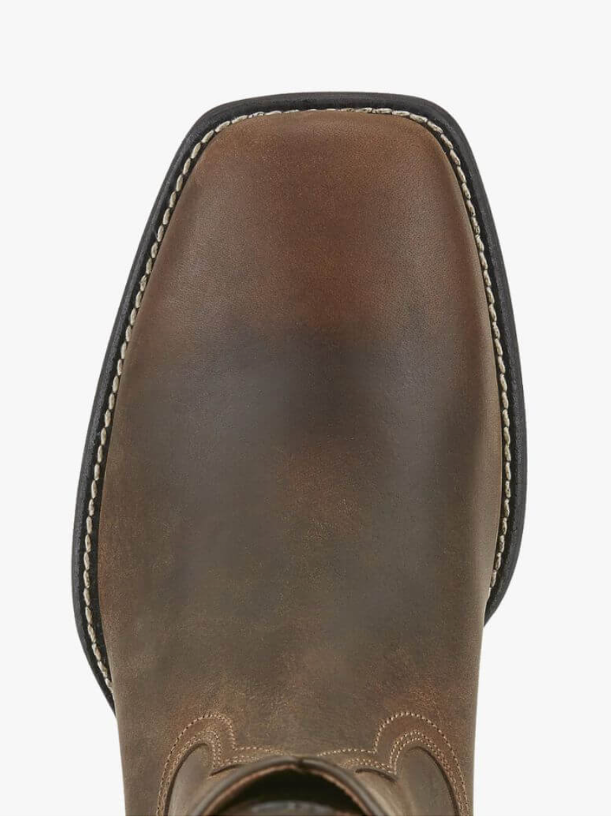 ARIAT HERITAGE ROPER WST POWDER BROWN EVERYDAY BOOT