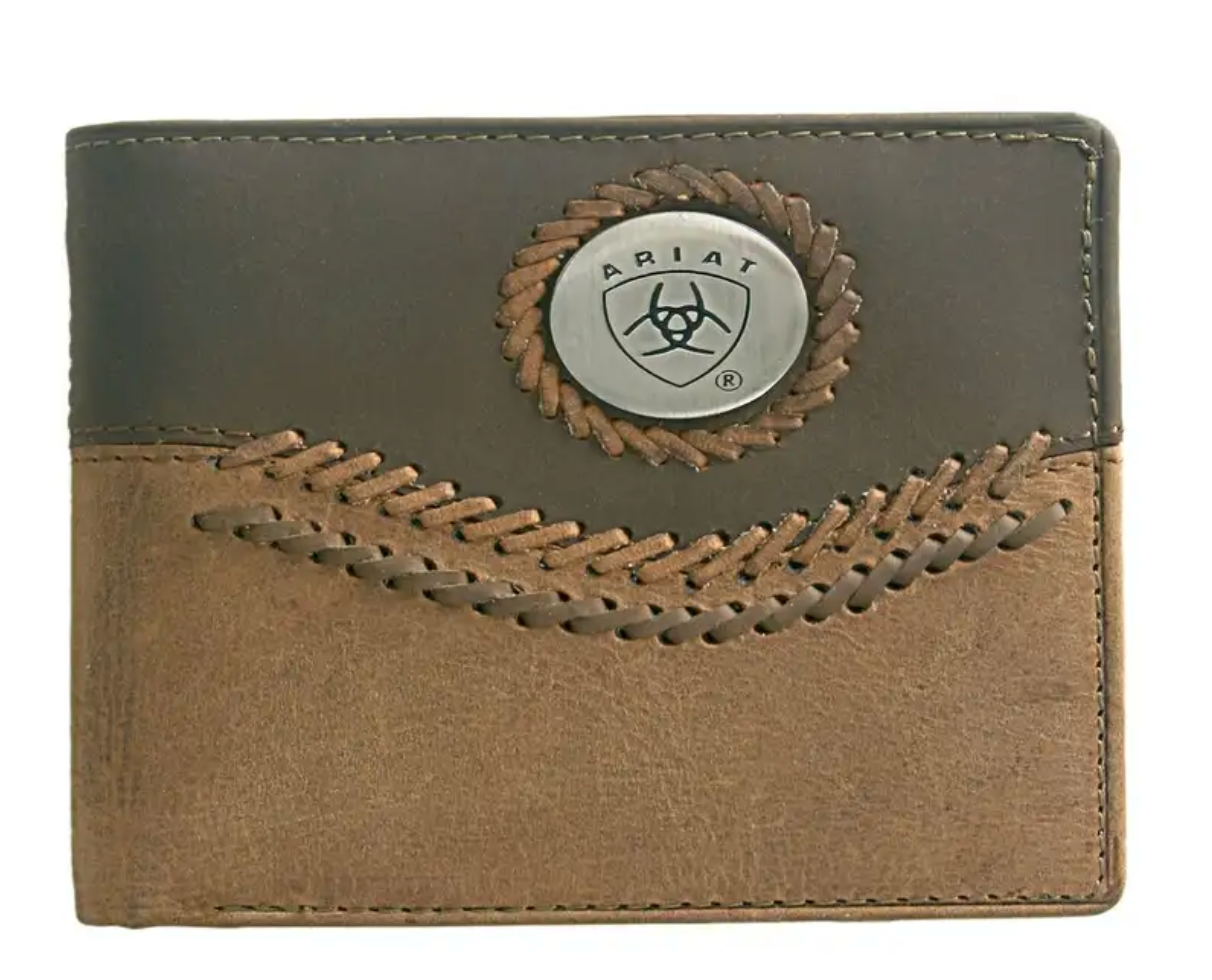 ARIAT TWO TONE BIFOLD WALLET