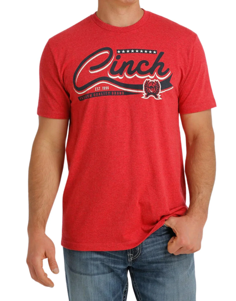 Cinch Logo T.Shirt Red