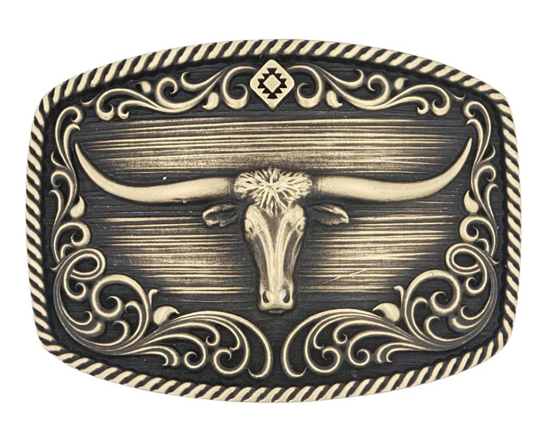 Montana Silversmiths Western Attitude Belt Buckle