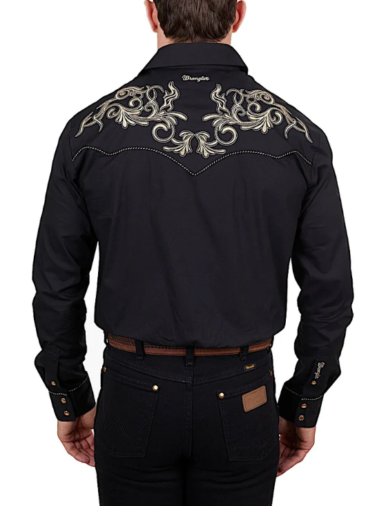 Wrangler Men's Adam Embroidery Shirt