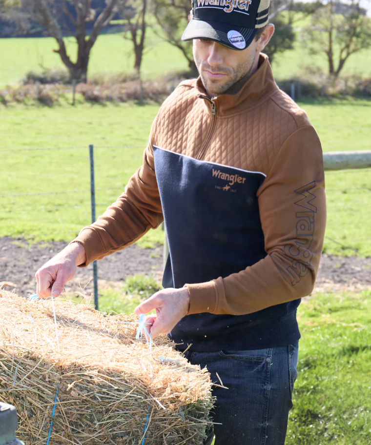 WRANGLER MENS TATE 1/4 ZIP
