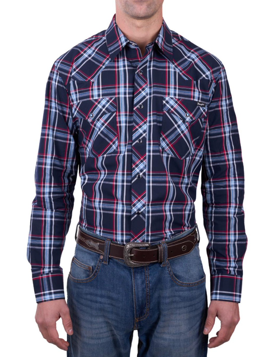 WRANGLER MENS HUGO LS SHIRT